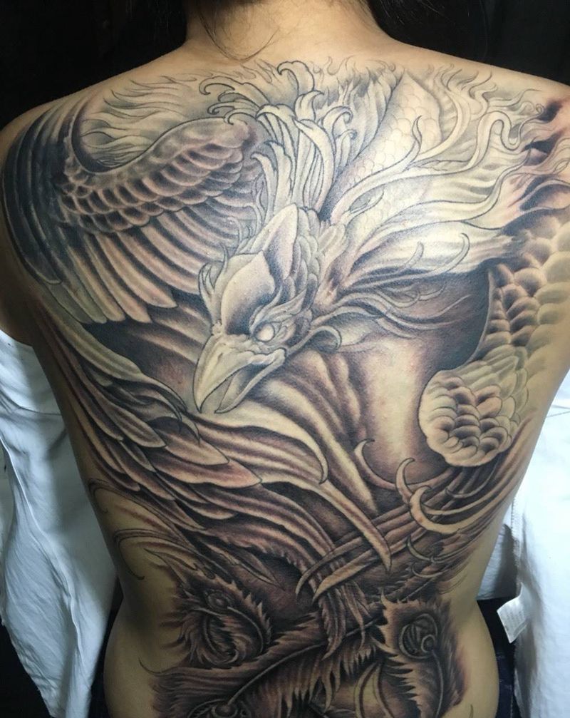 凤凰传奇纹身图片