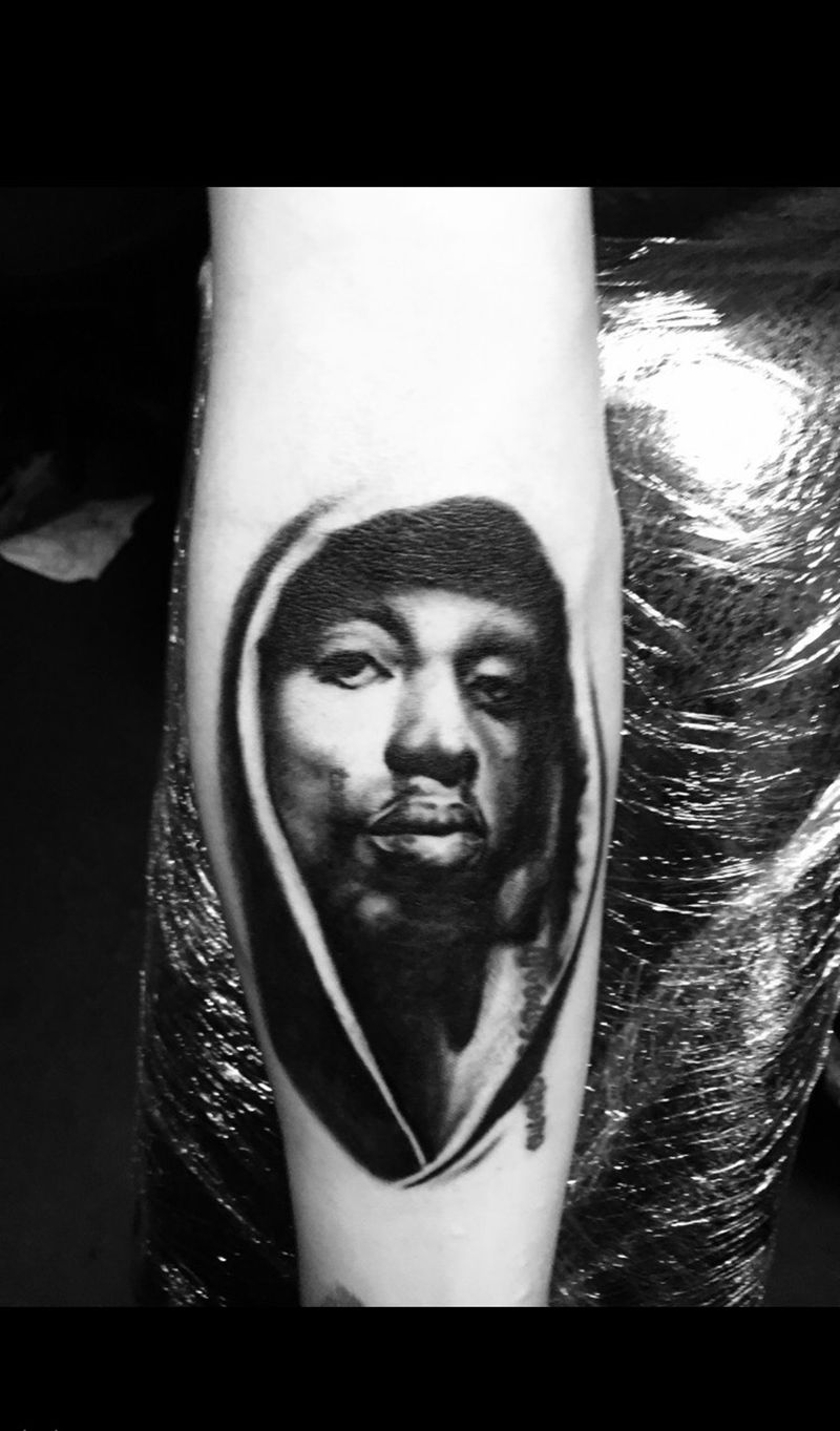 2Pac纹身图片