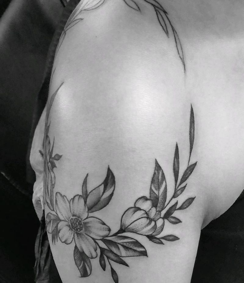 花纹身图片_手部点刺纹身图案