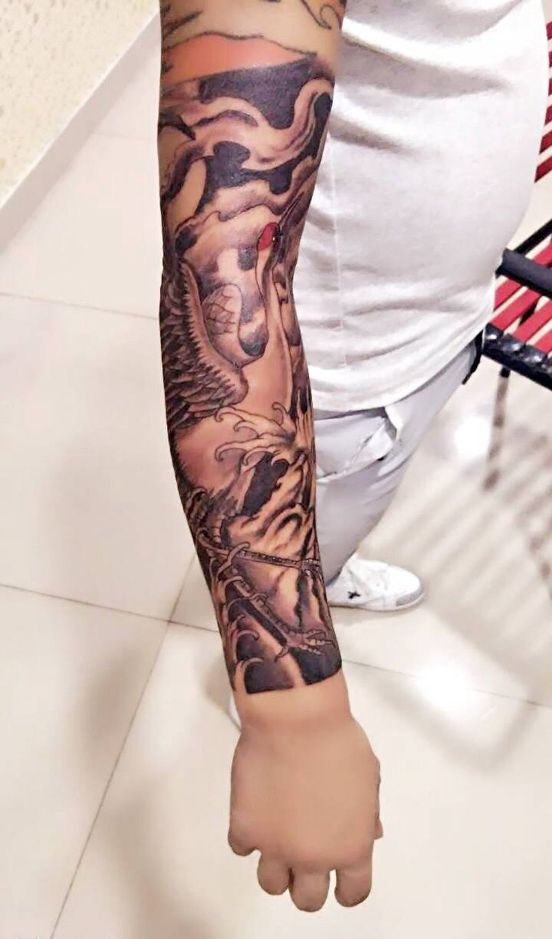 包小臂纹身图片