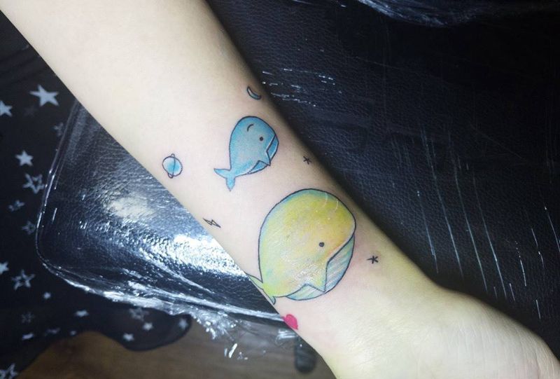 小清新纹身图片