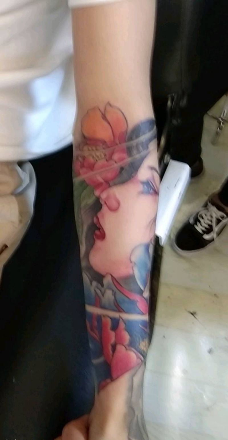 《涛子》手稿纹身图片