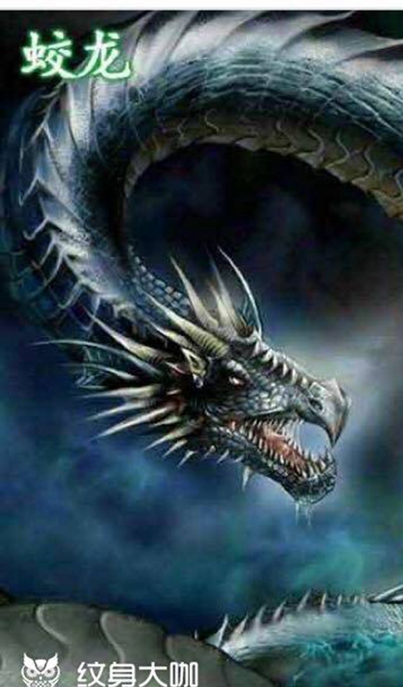 龙纹身图片