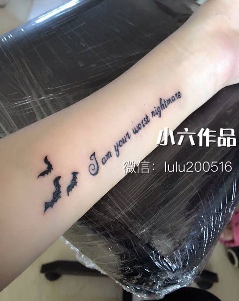 英文小字母纹身图片