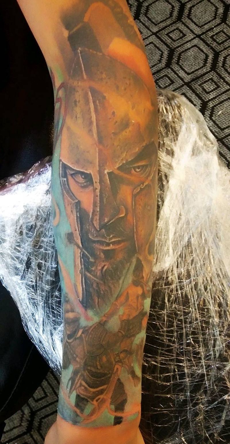 斯巴达纹身图片