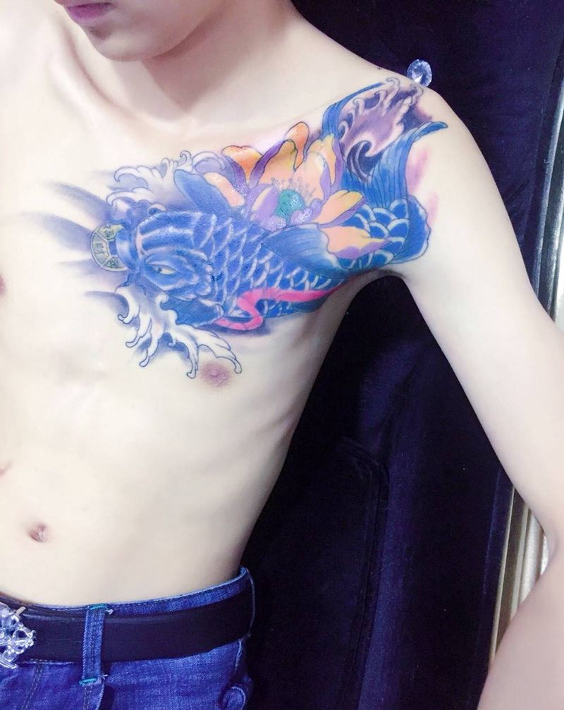 復盖完成纹身图片