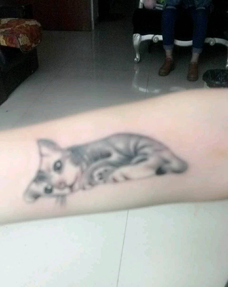 小猫咪纹身图片