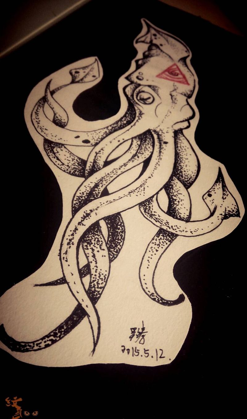 纹身手稿（点）纹身图片