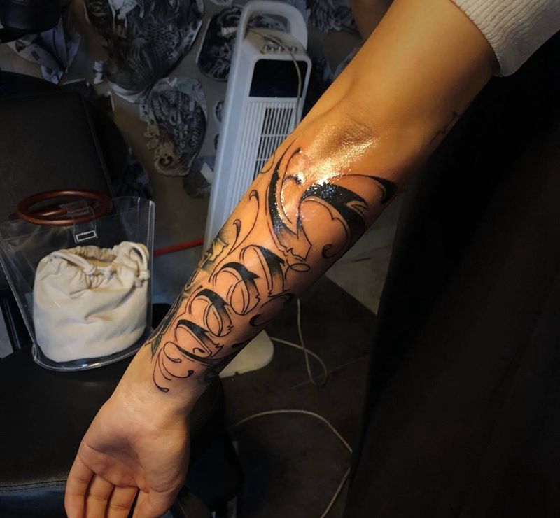 《花体》纹身图片