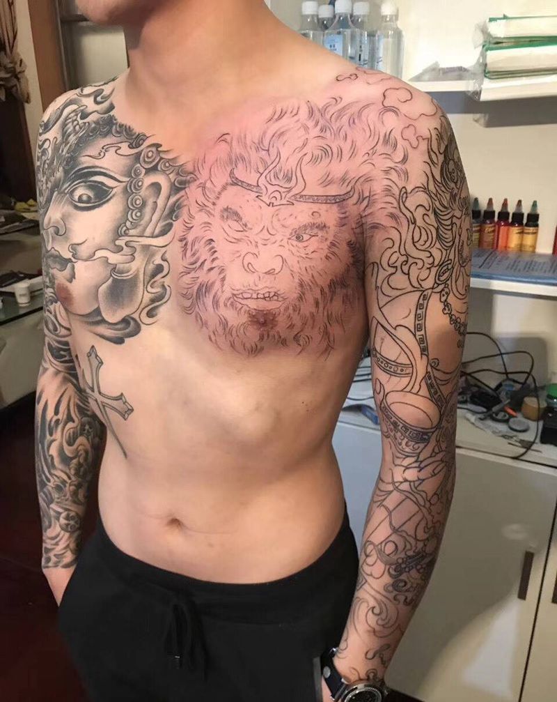 未完工！纹身图片