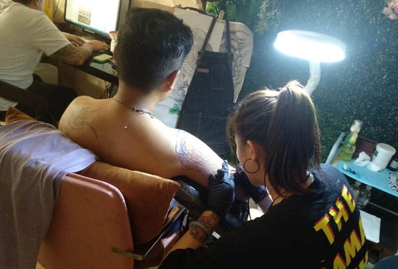 玛雅图为完成纹身图片