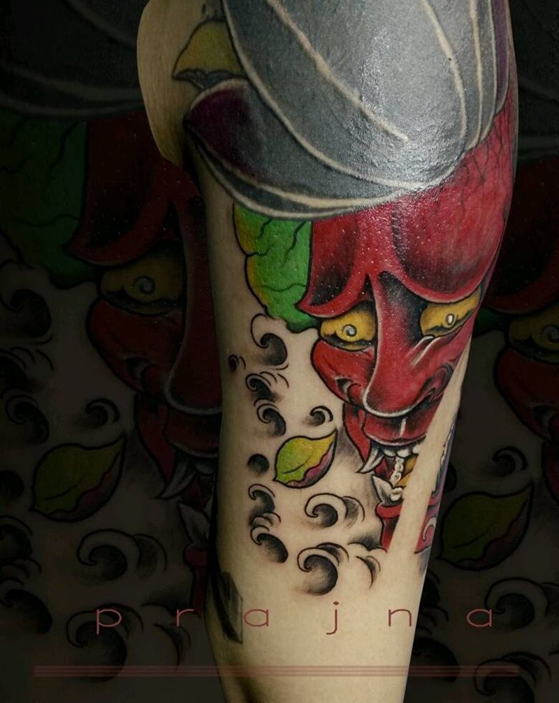 般若纹身图片_传统成品纹身图案