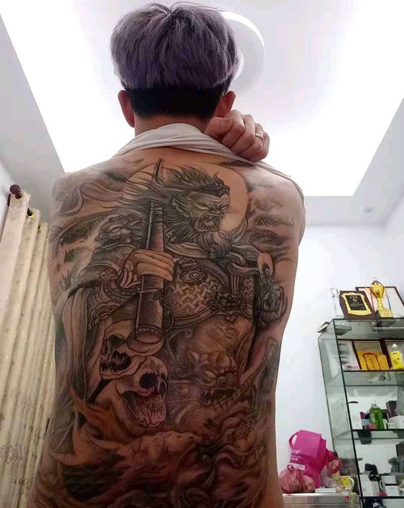 客人自晒纹身图片