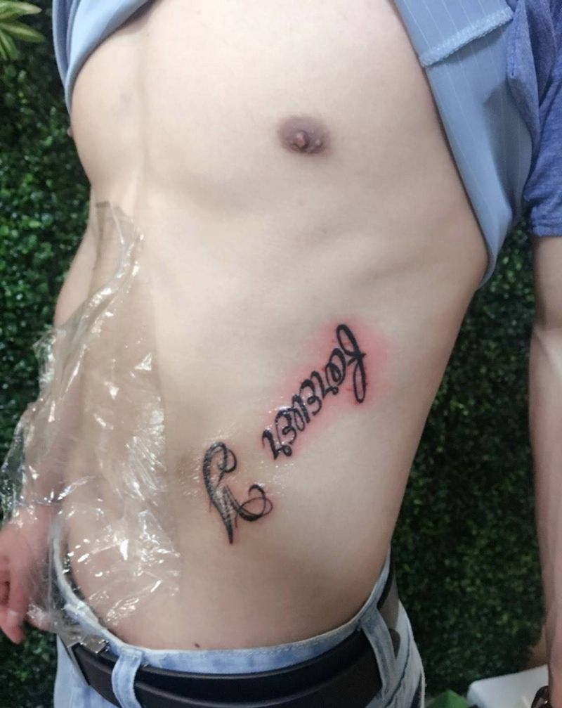 爱的名字纹身图片