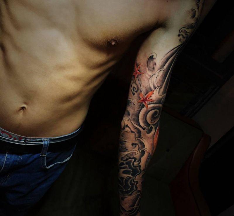 《遮盖》纹身图片