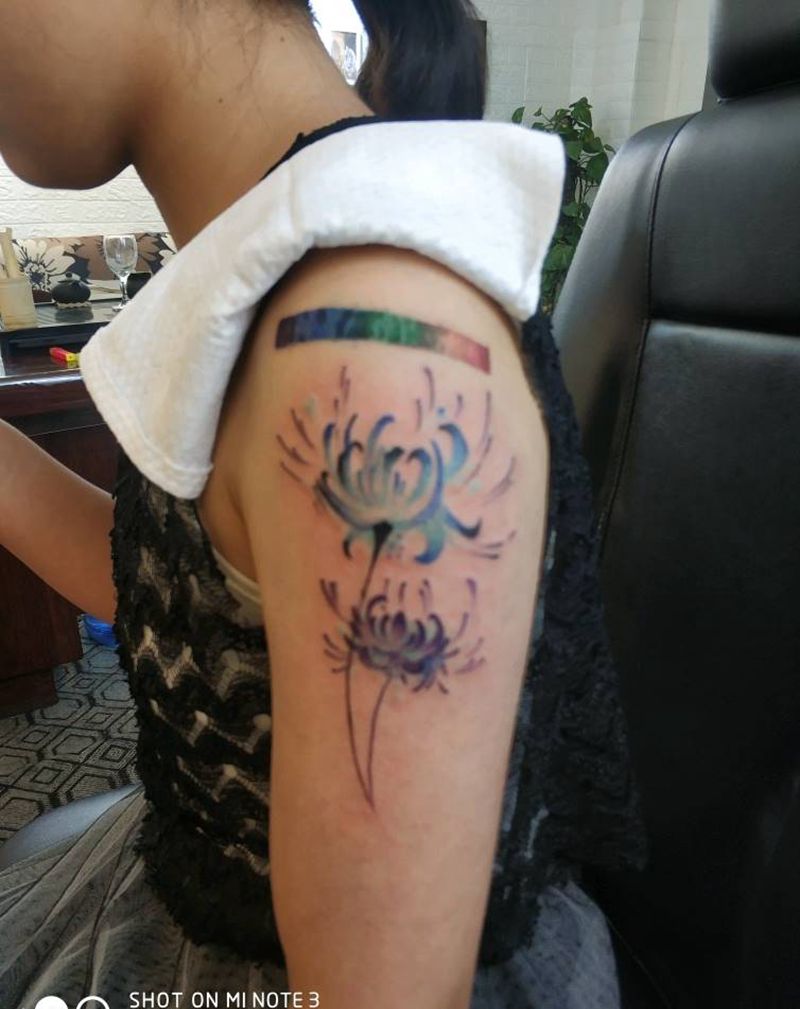 呢纹身图片_水彩纹身图案