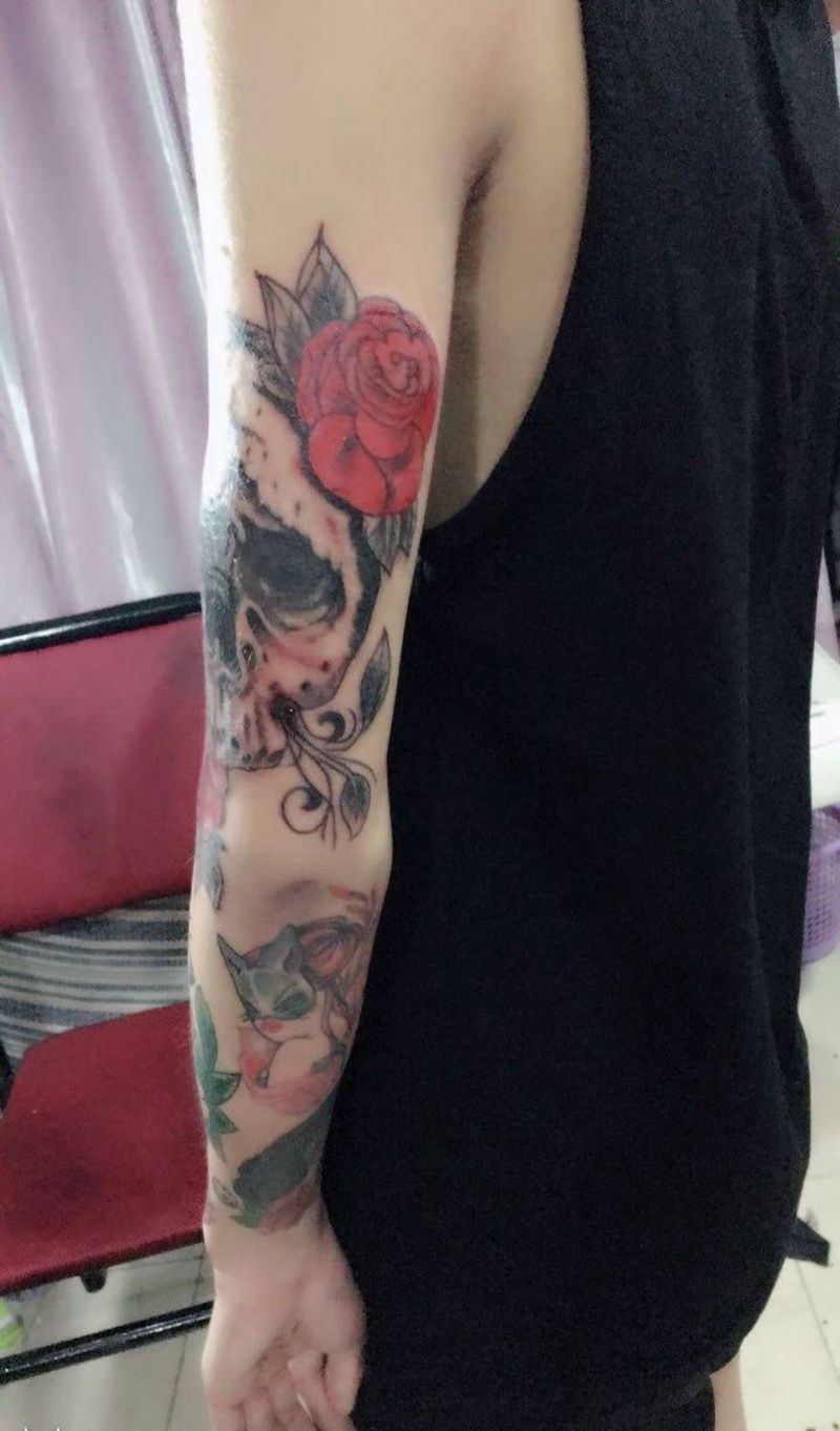 欧美小臂纹身图片