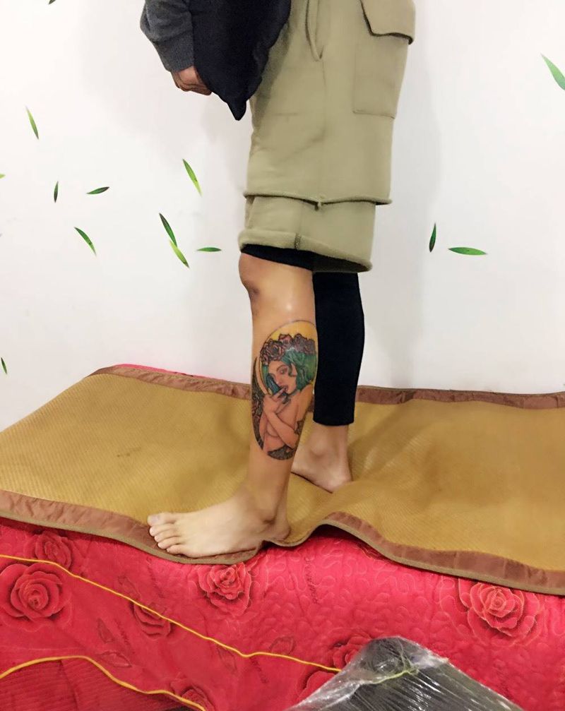 恶魔与天使纹身图片