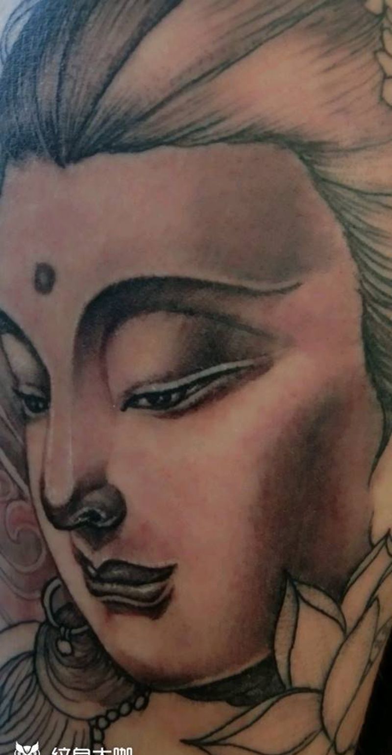 未完成纹身图片