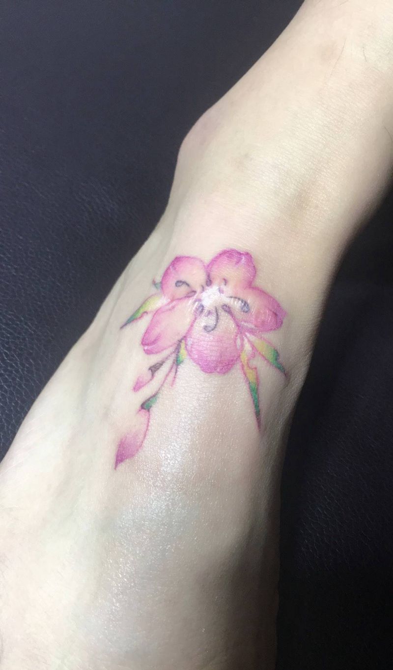 樱花纹身图片