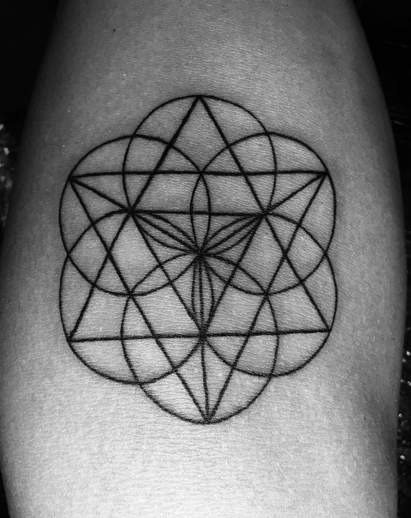 几何纹身图片