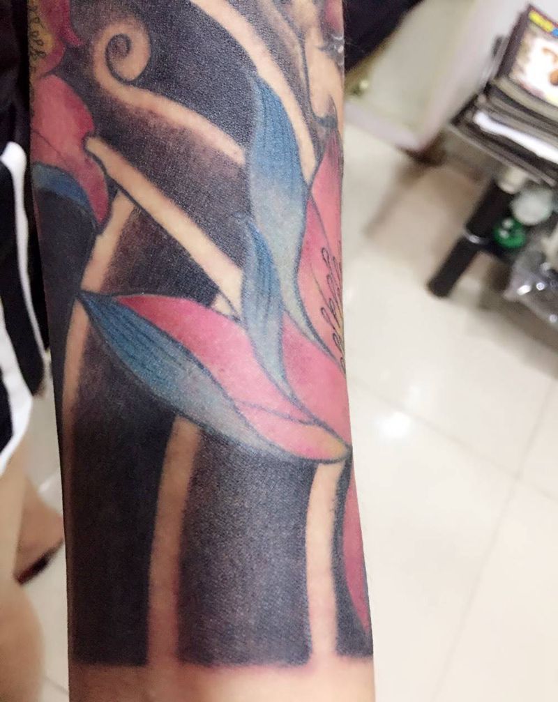 花臂纹身图片
