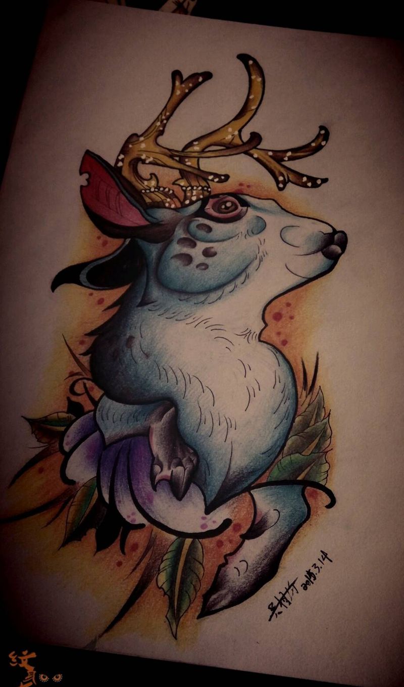 纹身手稿（彩色）1纹身图片