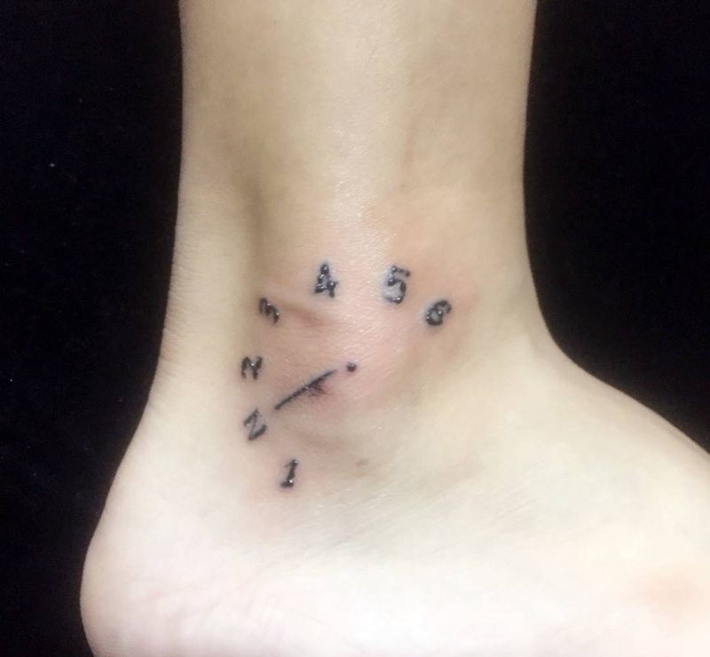 指南针纹身图片