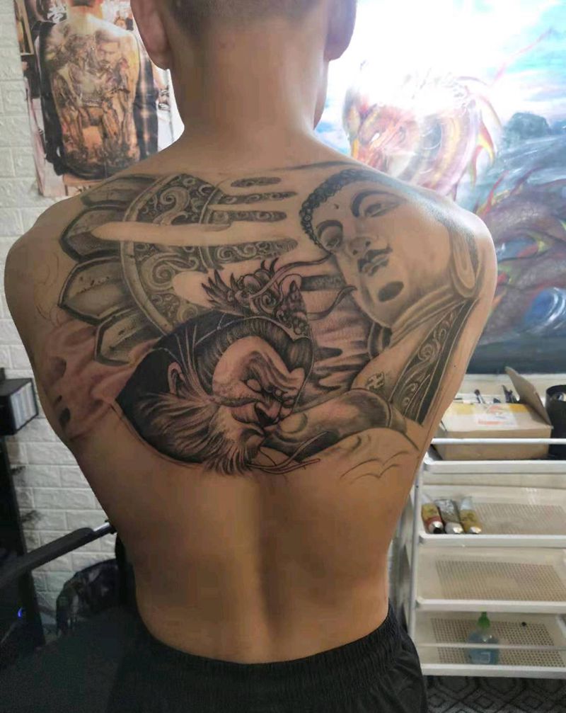 《斗战胜佛》进度纹身图片