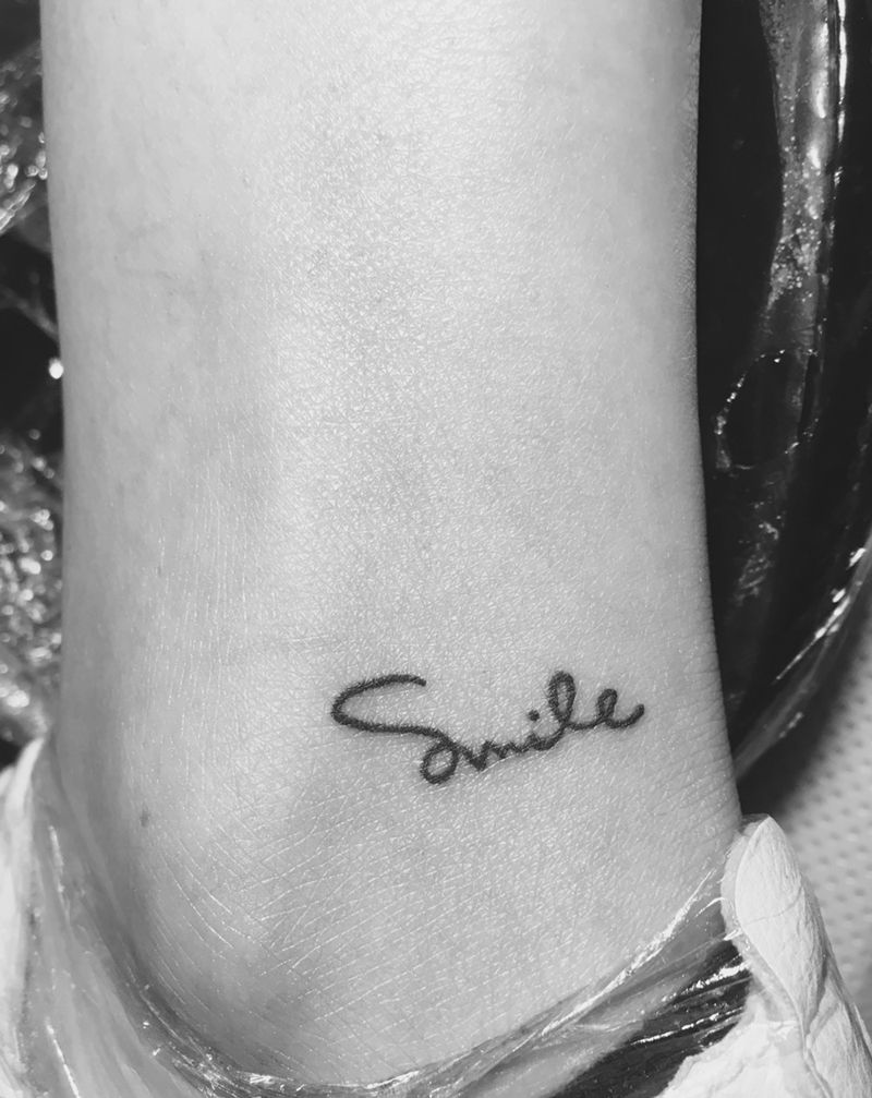 小清新纹身图片_成品清新纹身图案