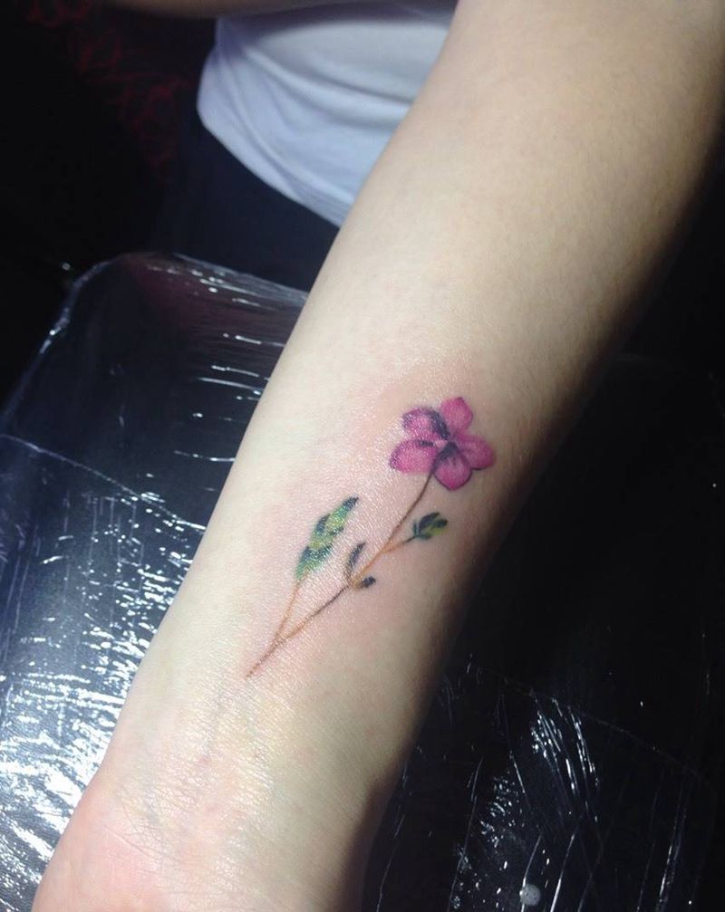 小清新纹身图片_成品清新纹身图案