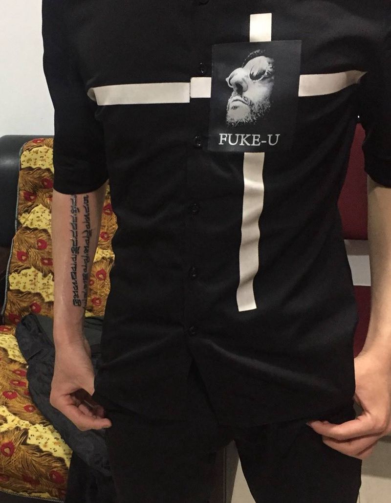 又是字母纹身图片