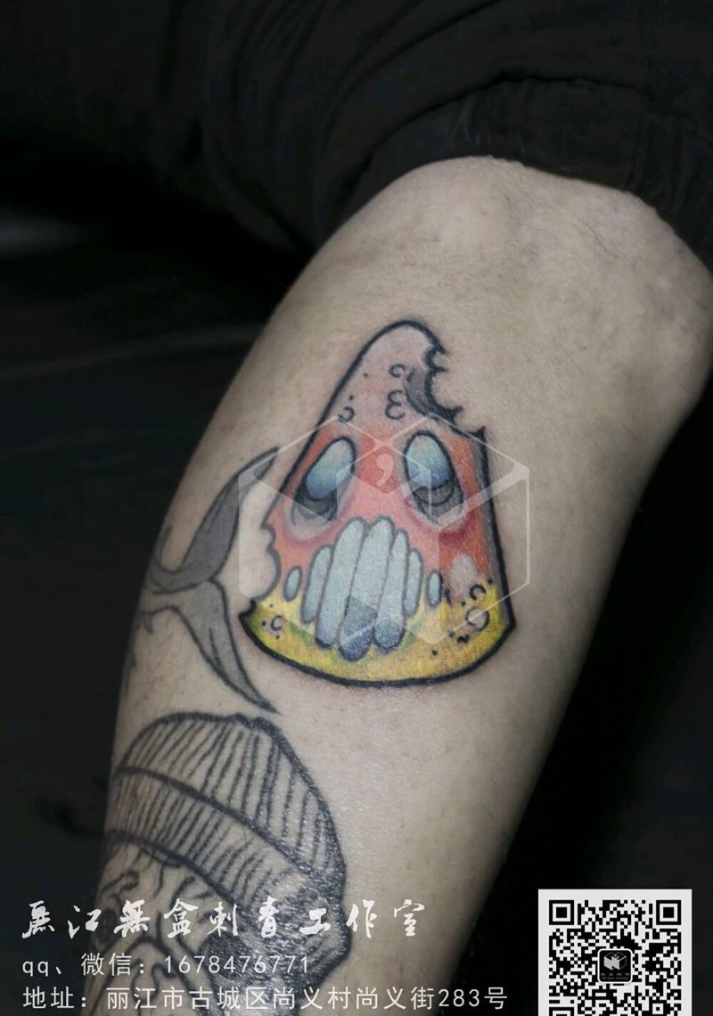 old school纹身图片_脚部欧美清新成品纹身图案