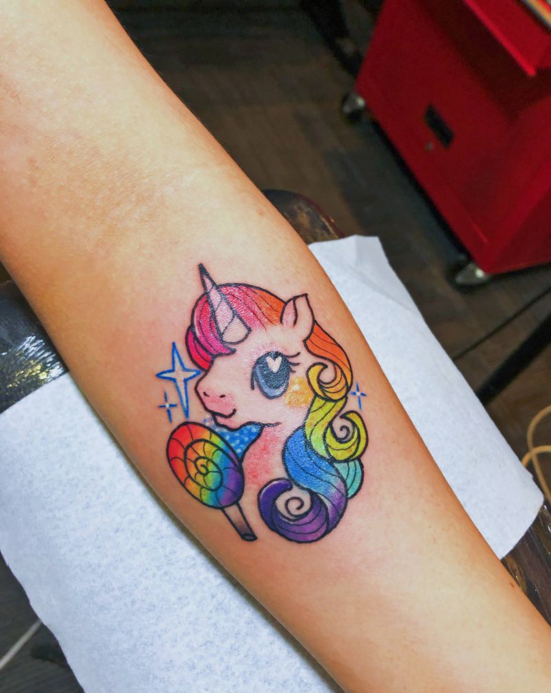 黑恶势力的外在表现纹身图片_手臂New School纹身图案