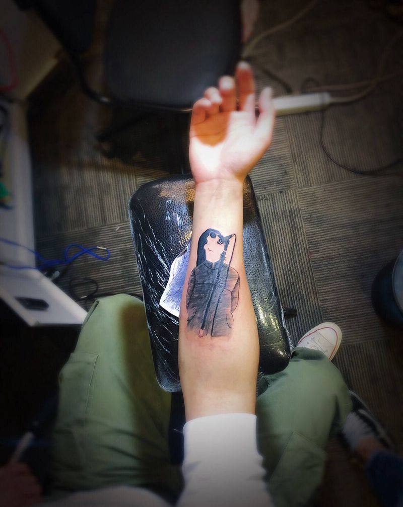 绿洲纹身图片_手臂图腾纹身图案