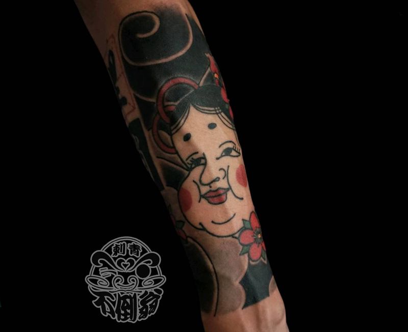 阿多福纹身图片_老传统纹身图案