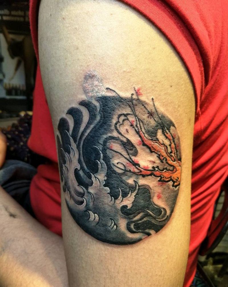 梅纹身图片_手臂传统植物成品纹身图案