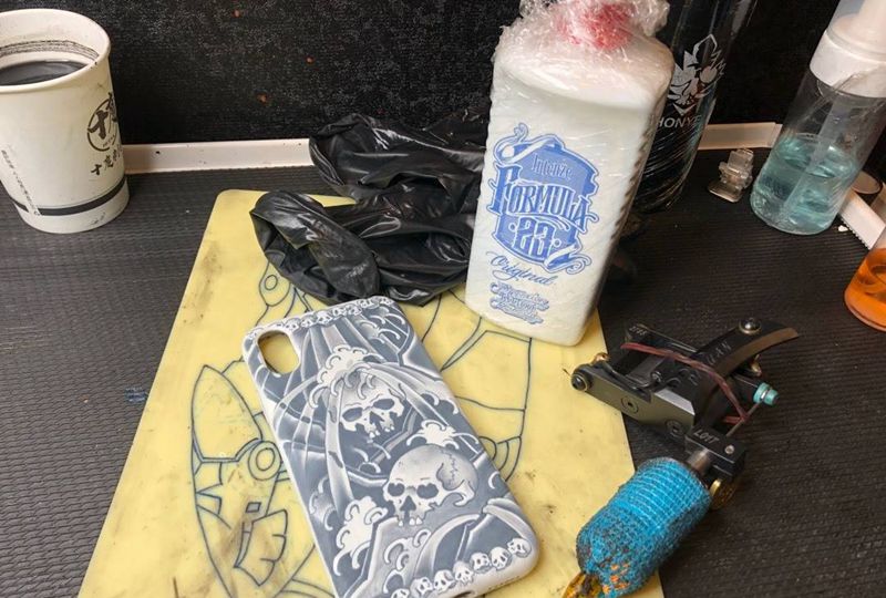 手机壳纹身图片