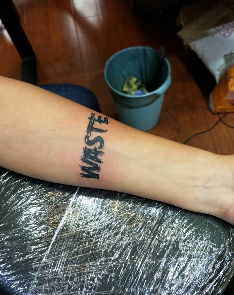 英文纹身图片_手臂欧美成品纹身图案
