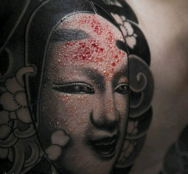 老传统的魅力纹身图片