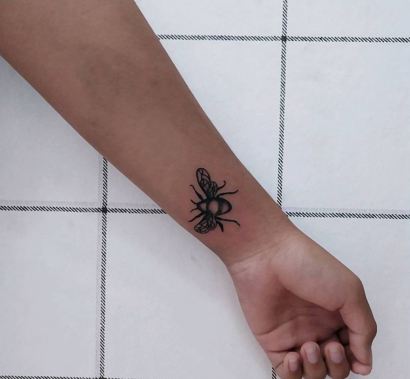 蜜蜂纹身图片