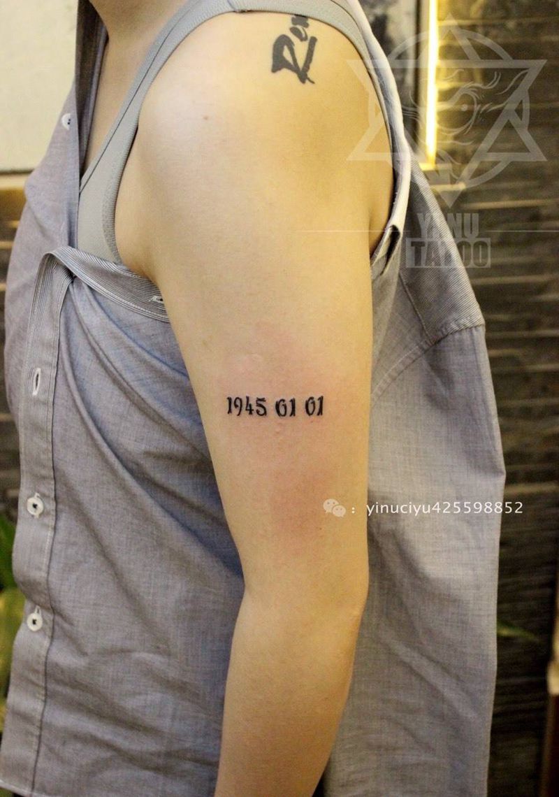 姥姥的生日纹身图片_成品手臂艺奴刺域纹身图案