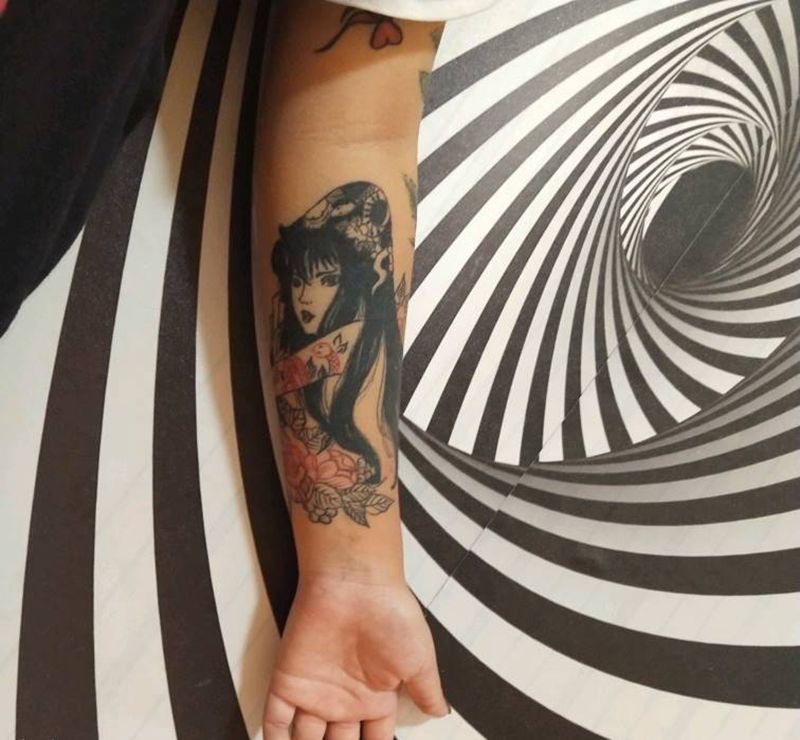 卡通人物（半成品）纹身图片