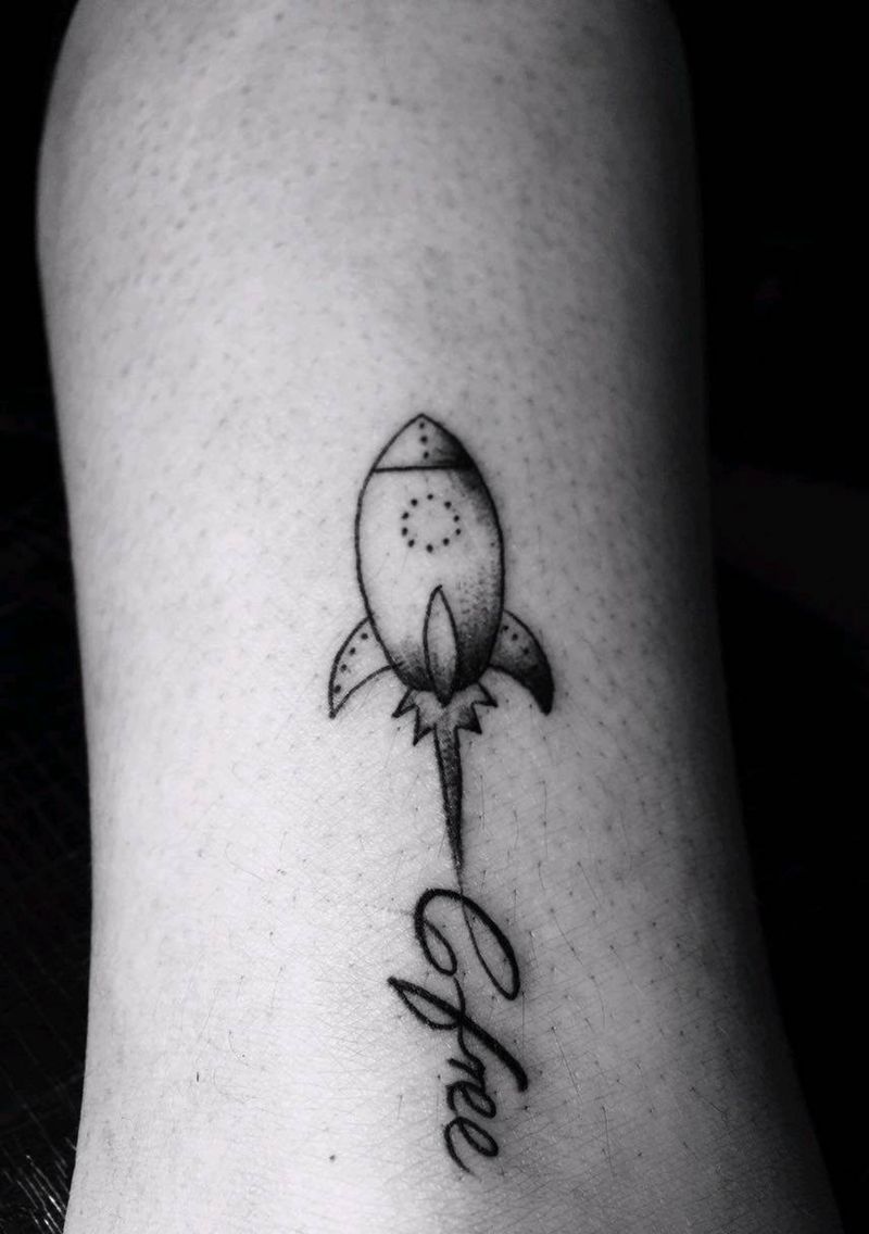 小火箭…纹身图片_成品纹身图案