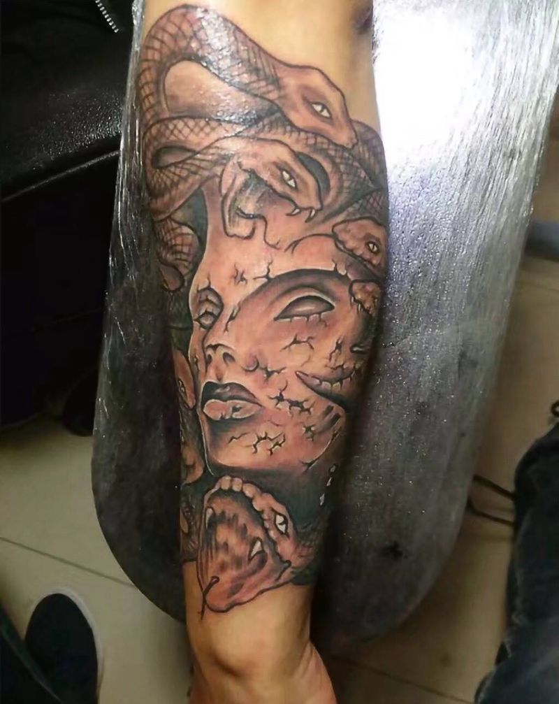 美杜莎纹身图片