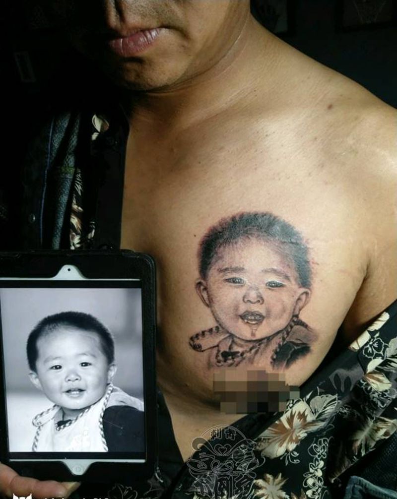 肖像纹身图片