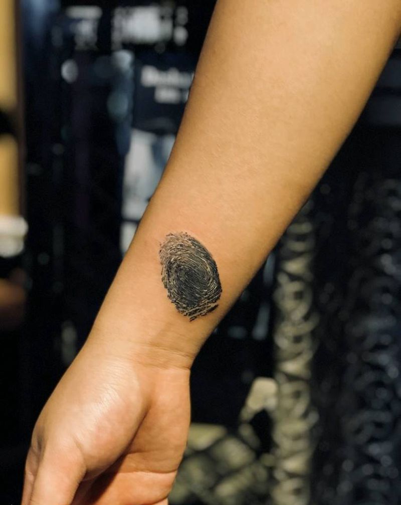 独一无二的证明纹身图片_成品纹身图案