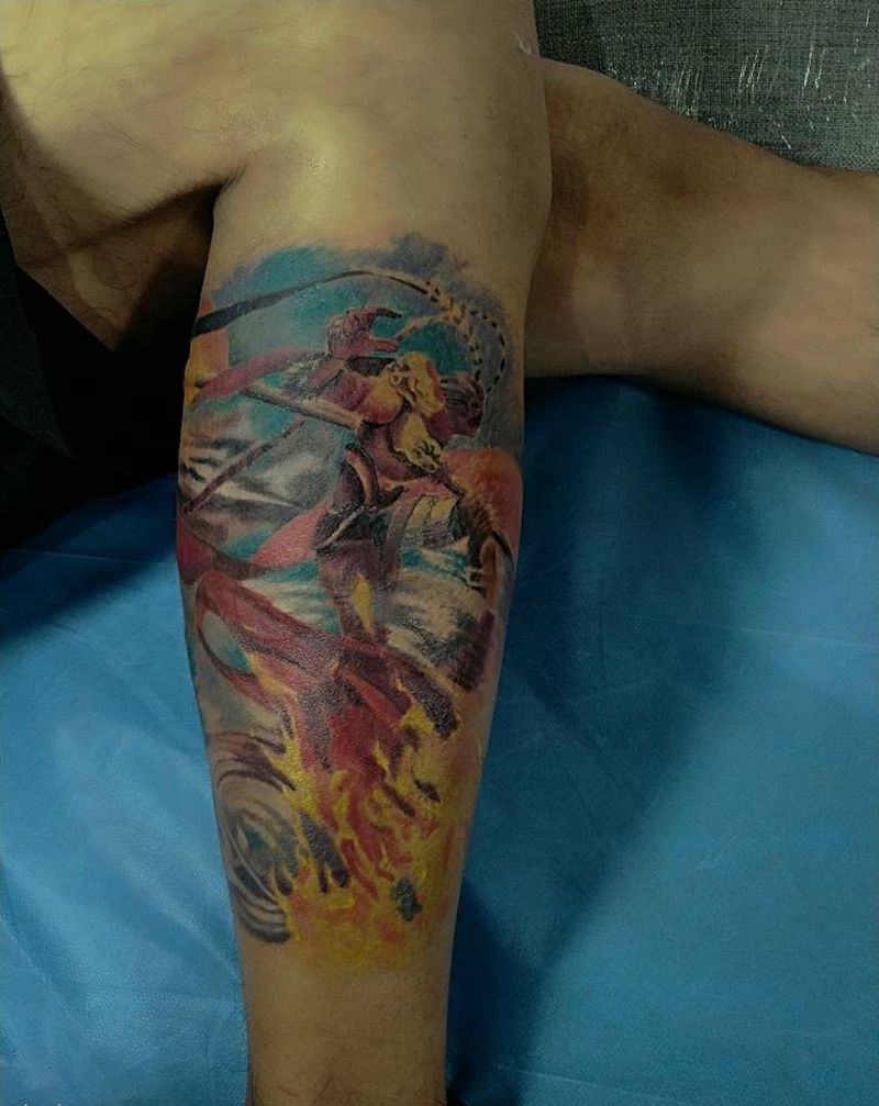 大圣归来纹身图片_欧美写实纹身图案