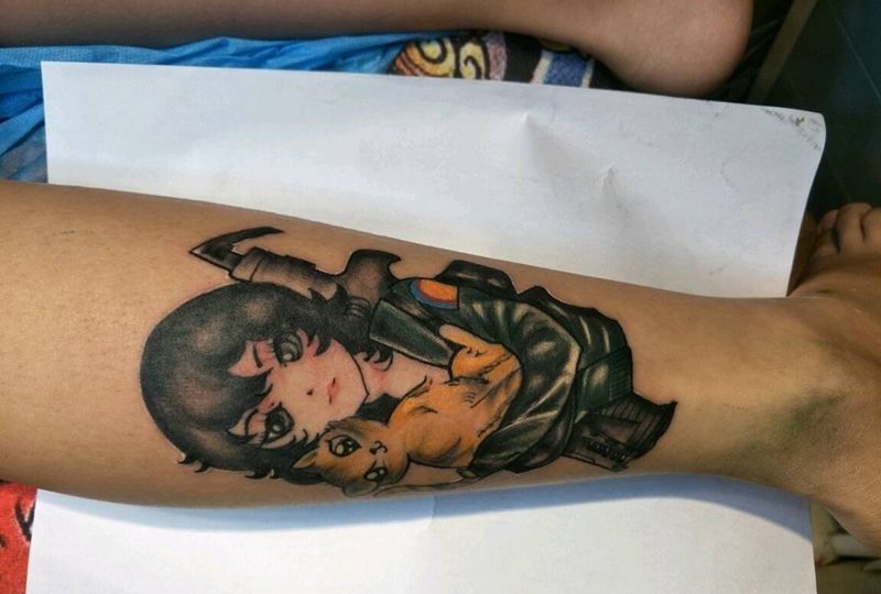动漫人物纹身图片