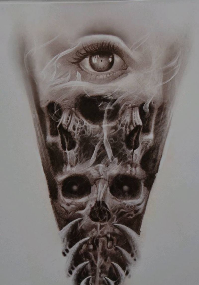 欧美手稿   七折纹身图片_手稿纹身图案